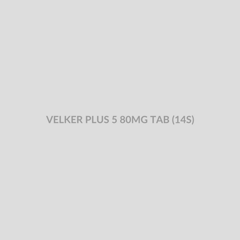 VELKER PLUS 5 80MG TAB (14S) - Bolan Clinic Pharmacy