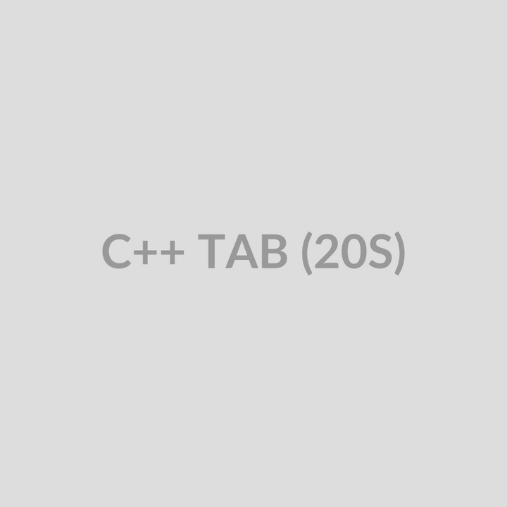 C++ TAB (20S) - Bolan Clinic Pharmacy