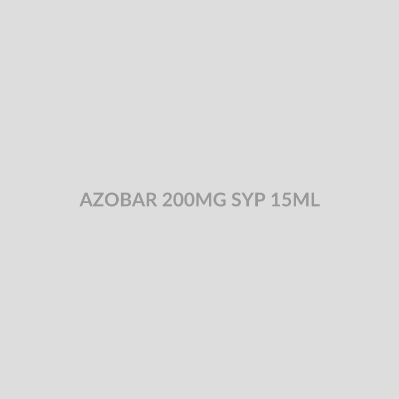 AZOBAR 200MG SYP 15ML - Bolan Clinic Pharmacy