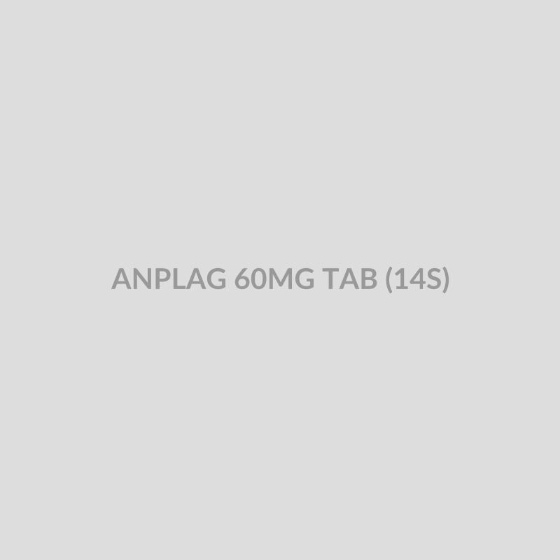 ANPLAG 60MG TAB (14S) - Bolan Clinic Pharmacy