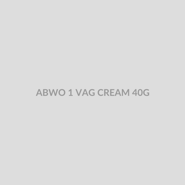 ABWO 1 VAG CREAM 40G - Bolan Clinic Pharmacy