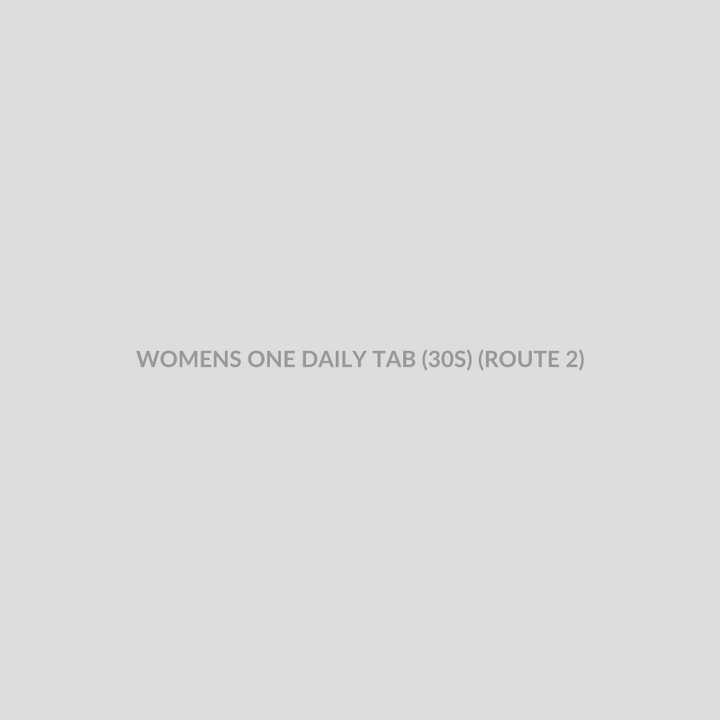 WOMENS ONE DAILY TAB (30S) (ROUTE 2) - Bolan Clinic Pharmacy