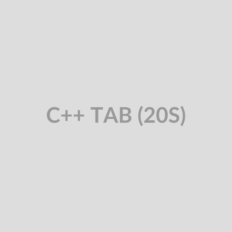 C++ TAB (20S) - Bolan Clinic Pharmacy