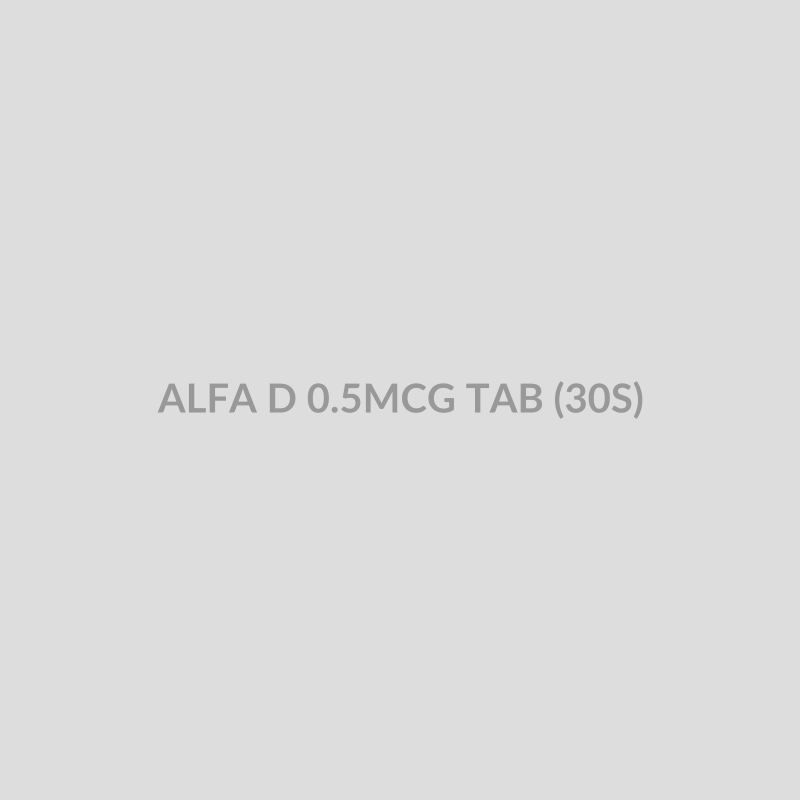 ALFA D 0.5MCG TAB (30S) - Bolan Clinic Pharmacy