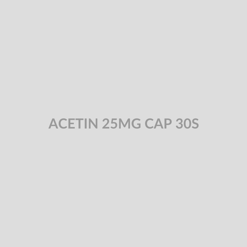 ACETIN 25MG CAP 30S - Bolan Clinic Pharmacy