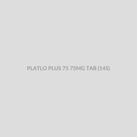 PLATLO PLUS 75 75MG TAB (14S) - Bolan Clinic Pharmacy