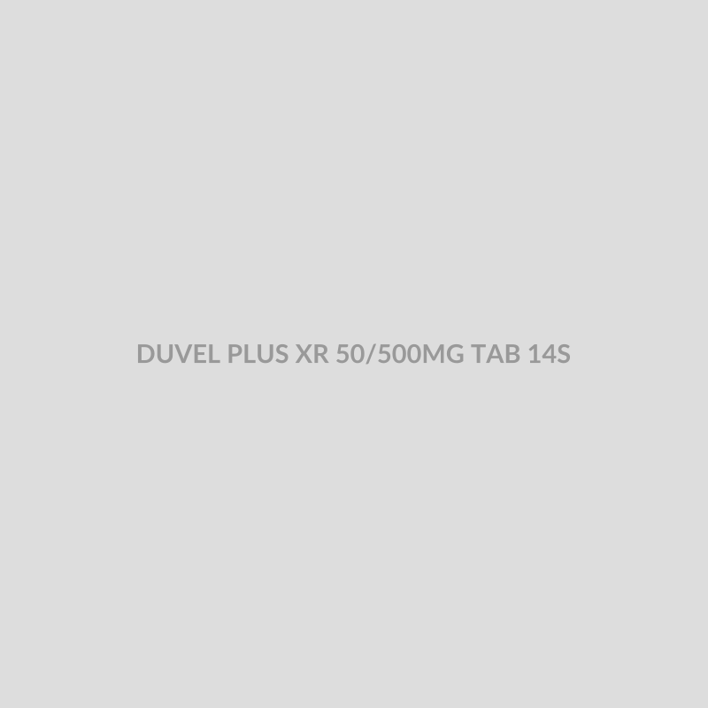 DUVEL PLUS XR 50/500MG TAB 14S - Bolan Clinic Pharmacy