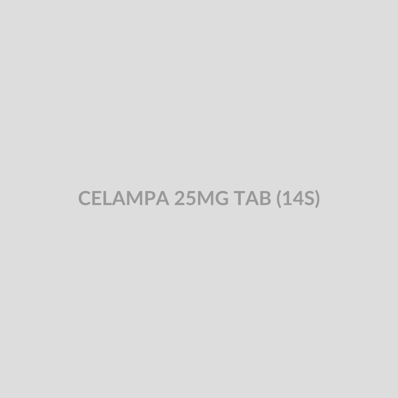 CELAMPA 25MG TAB (14S) - Bolan Clinic Pharmacy