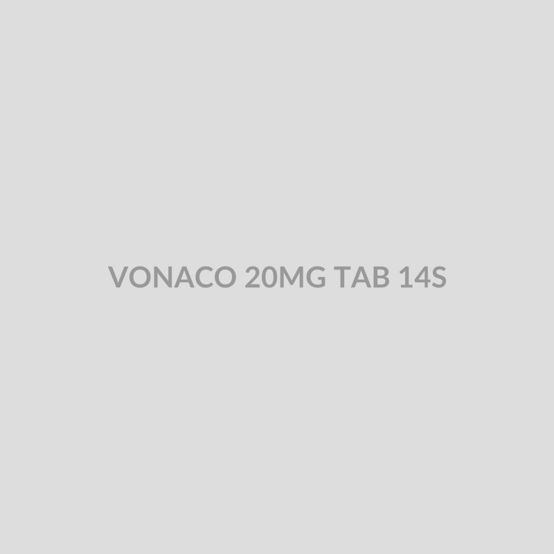 VONACO 20MG TAB 14S - Bolan Clinic Pharmacy