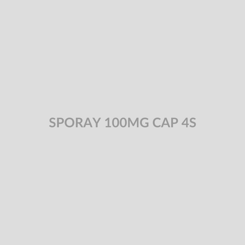 SPORAY 100MG CAP 4S - Bolan Clinic Pharmacy
