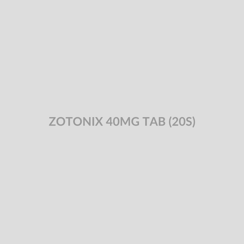 ZOTONIX 40MG TAB (20S) - Bolan Clinic Pharmacy