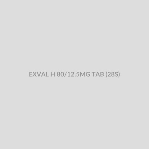 EXVAL H 80/12.5MG TAB (28S) - Bolan Clinic Pharmacy