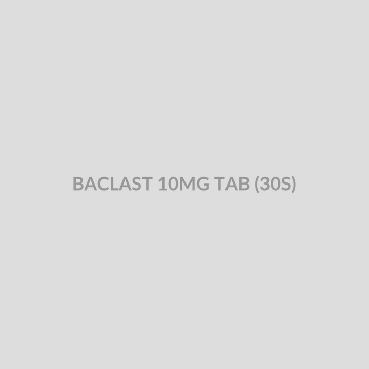 BACLAST 10MG TAB (30S) - Bolan Clinic Pharmacy