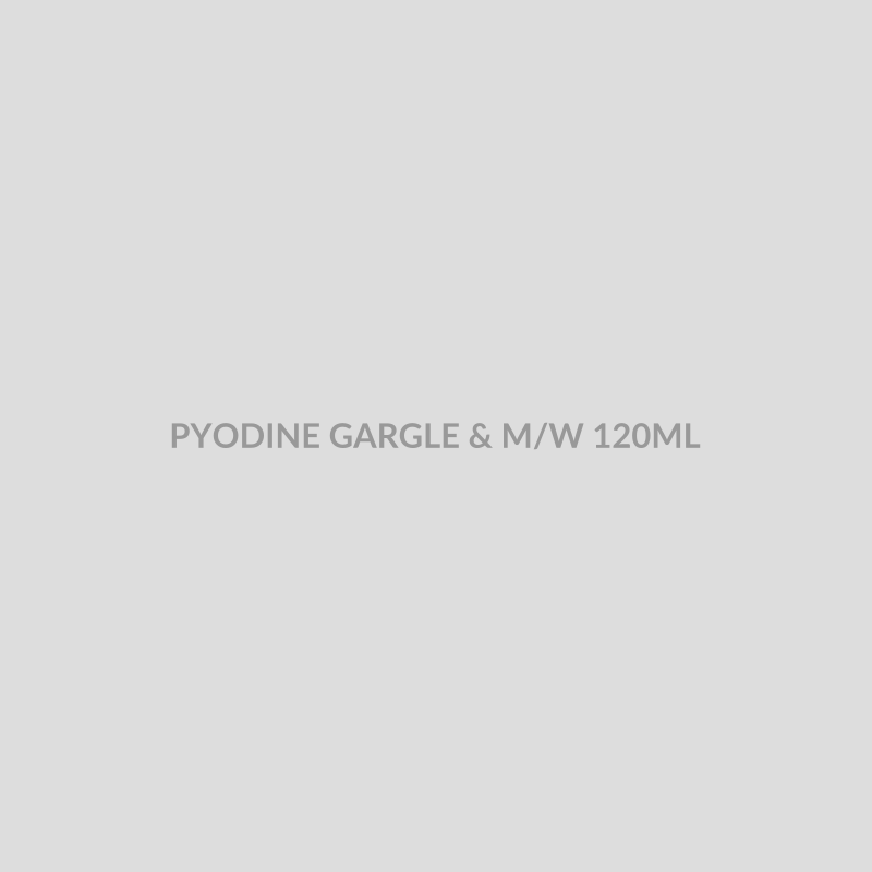 PYODINE GARGLE & M/W 120ML - Bolan Clinic Pharmacy