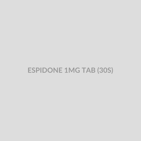 ESPIDONE 1MG TAB (30S) - Bolan Clinic Pharmacy