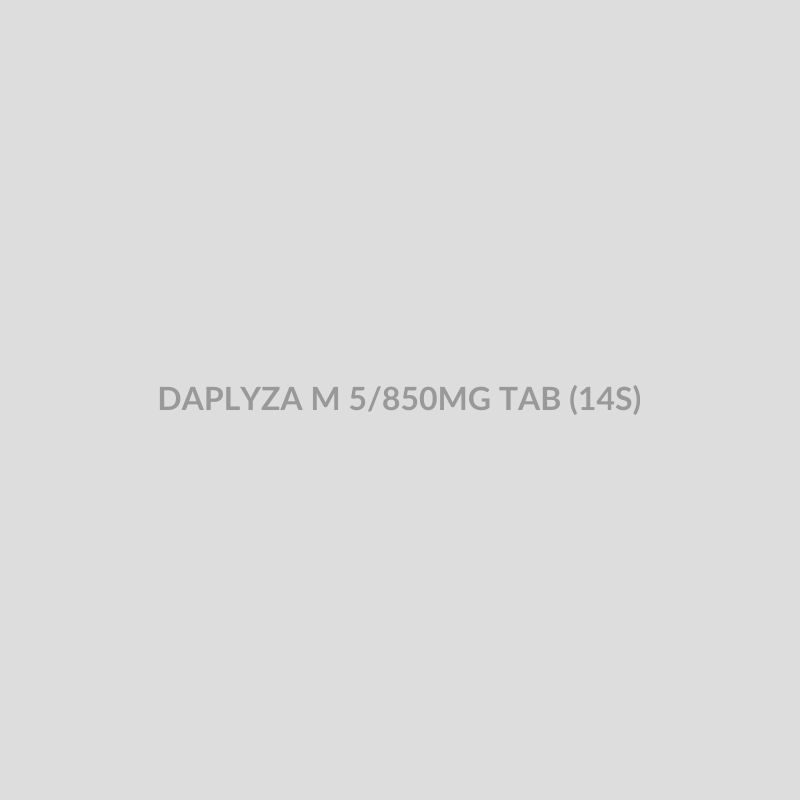 DAPLYZA M 5/850MG TAB (14S) - Bolan Clinic Pharmacy