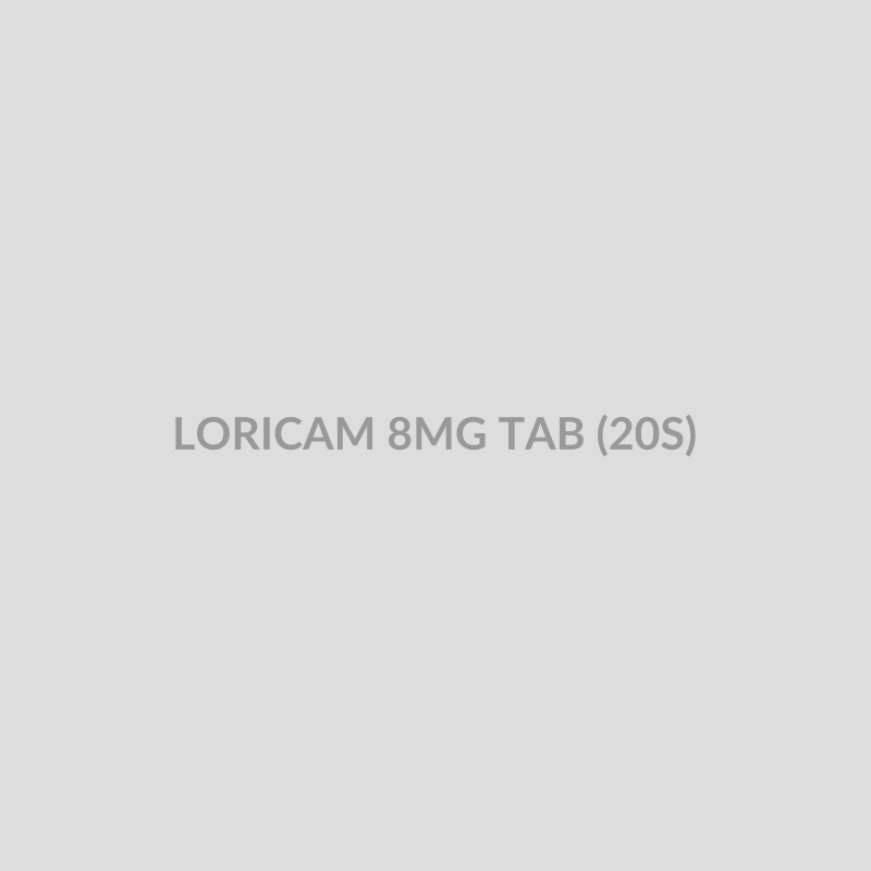 LORICAM 8MG TAB (20S) - Bolan Clinic Pharmacy
