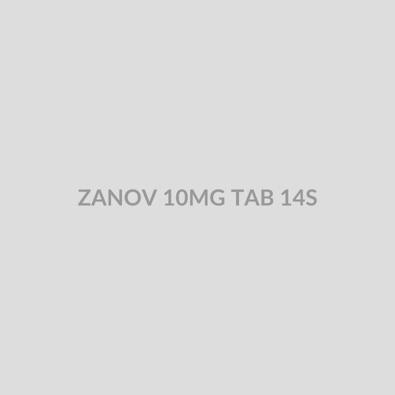 ZANOV 10MG TAB 14S - Bolan Clinic Pharmacy