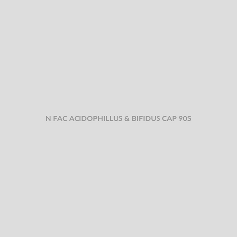 N FAC ACIDOPHILLUS & BIFIDUS CAP 90S - Bolan Clinic Pharmacy