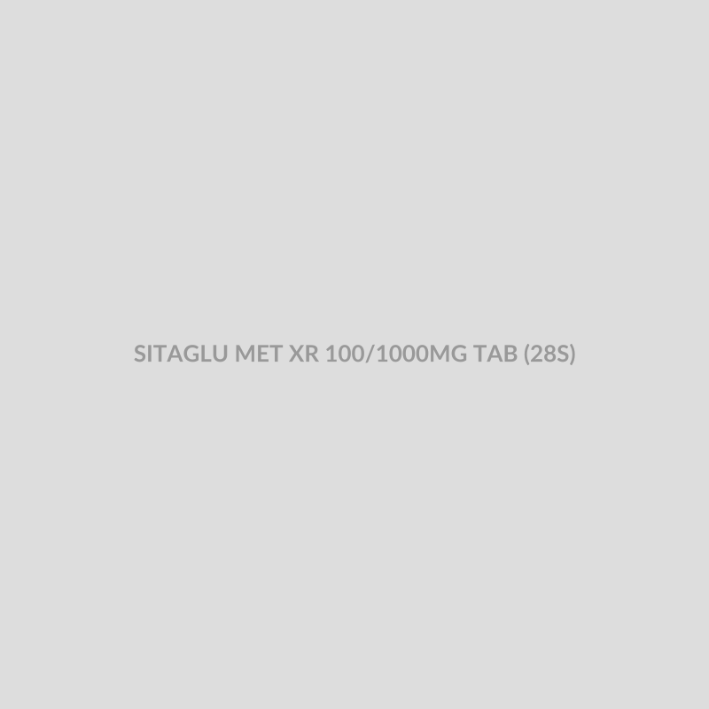 SITAGLU MET XR 100/1000MG TAB (28S) - Bolan Clinic Pharmacy