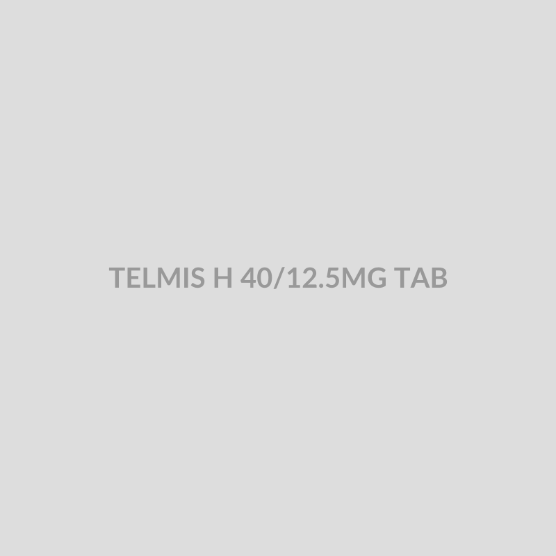 TELMIS H 40/12.5MG TAB - Bolan Clinic Pharmacy