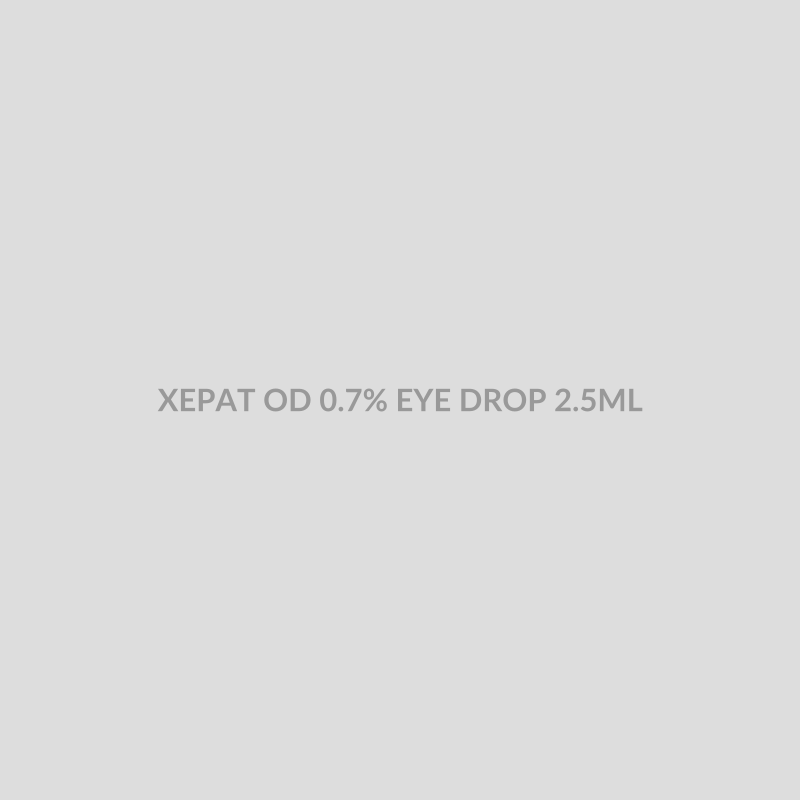 XEPAT OD 0.7% EYE DROP 2.5ML - Bolan Clinic Pharmacy