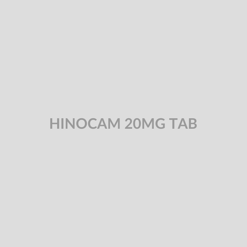 HINOCAM 20MG TAB - Bolan Clinic Pharmacy